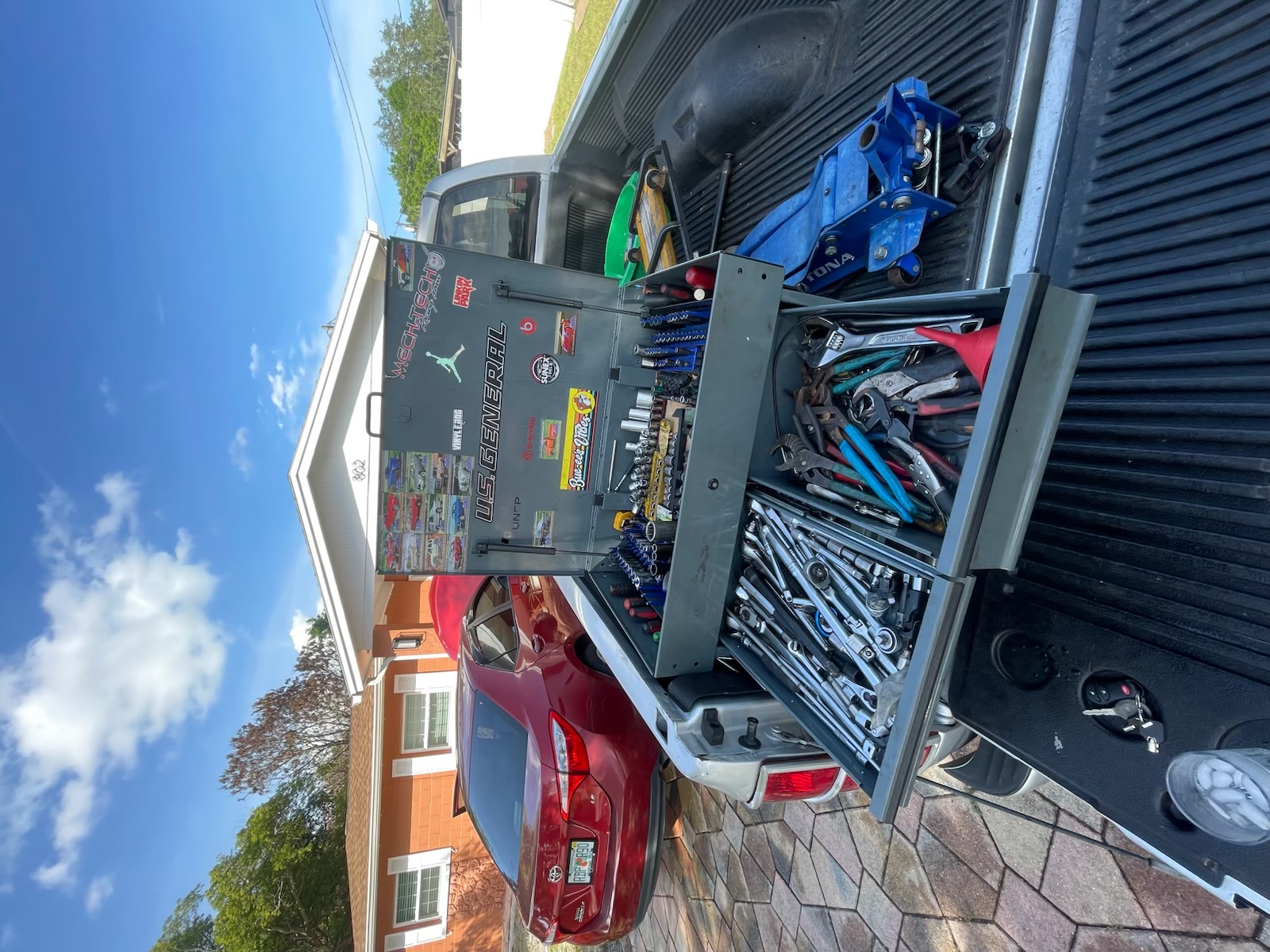 Fully stocked mobile shop — tools to your curb