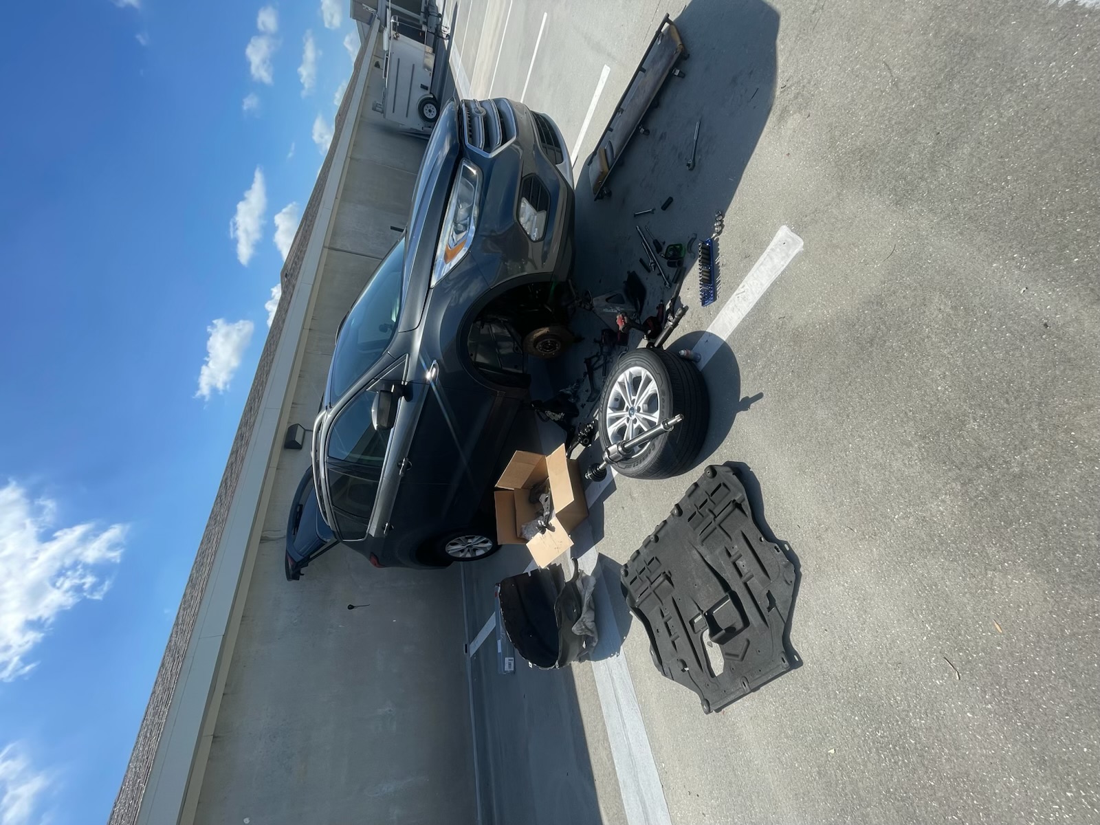 Axle & control arm replacement — Ford Escape