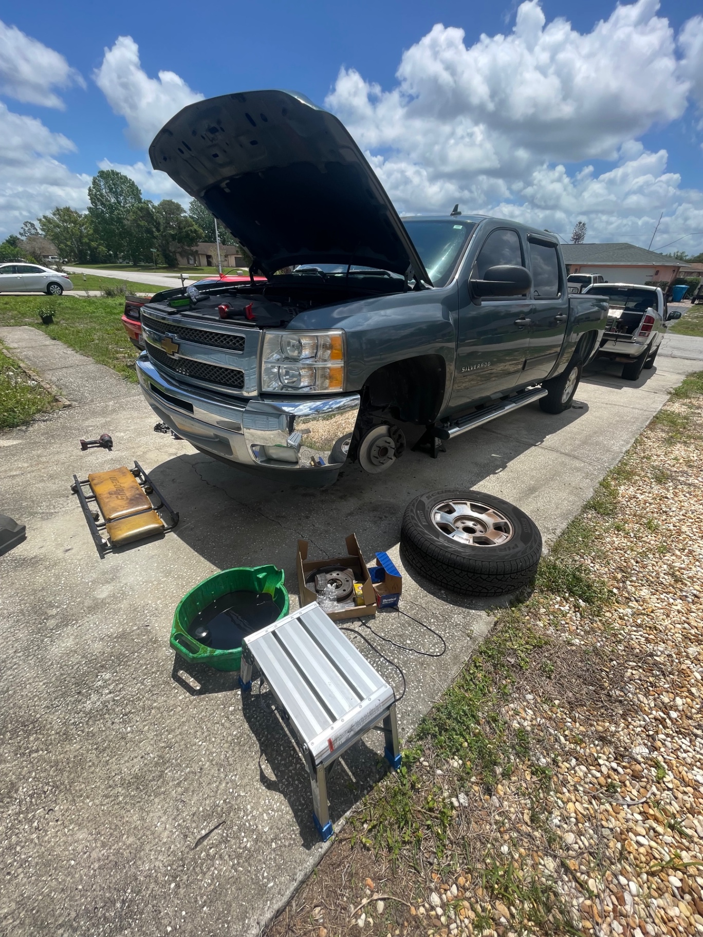 Brake & rotor service — Chevy Silverado