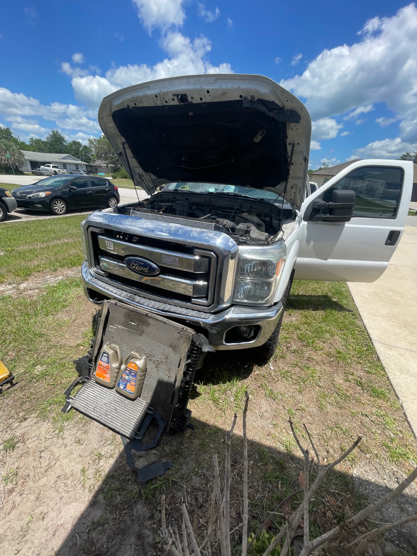 Radiator replacement — Ford F-250 Super Duty