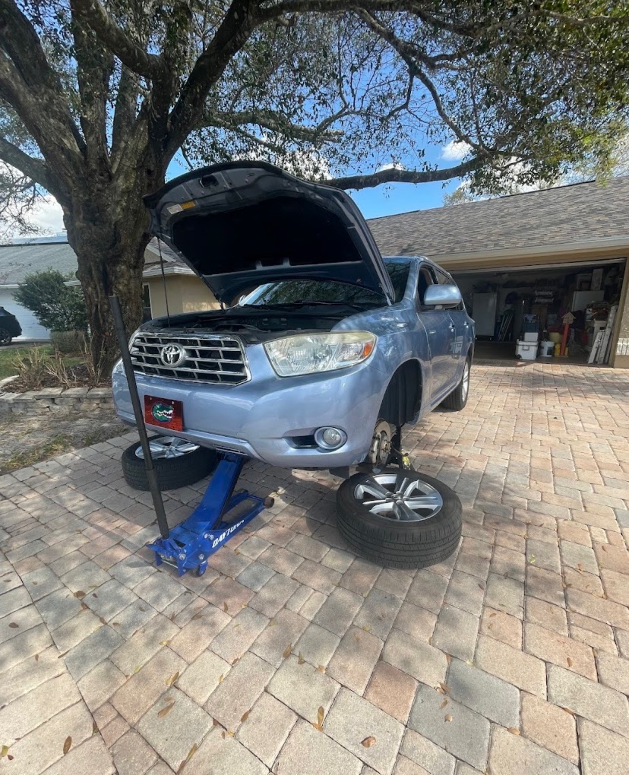 Brake & rotor service — Toyota Highlander